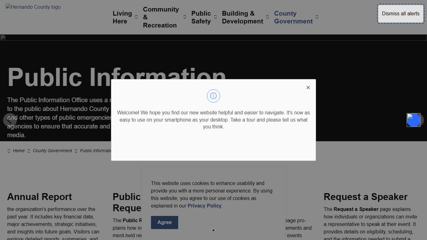 Public Information Hernando County